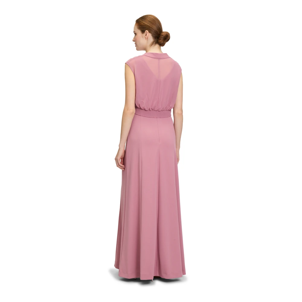 Vera Mont Elegante Wikkel Avondjurk Pink Dames