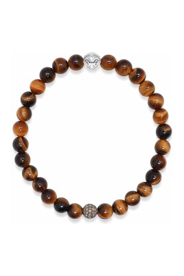 menand-39-s-grey-diamond-wristband-with-brown-tiger-eye