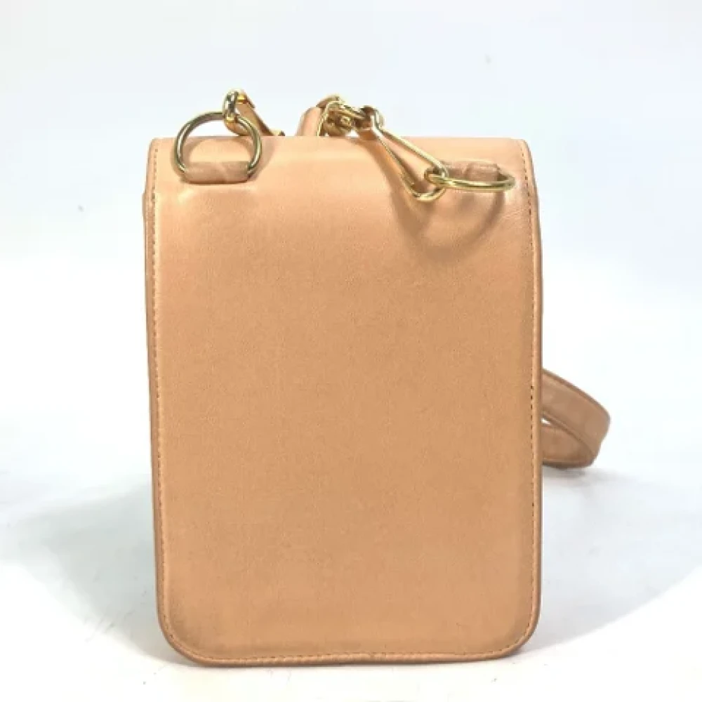 Chanel Vintage Pre-owned Leather chanel-bags Brown Dames