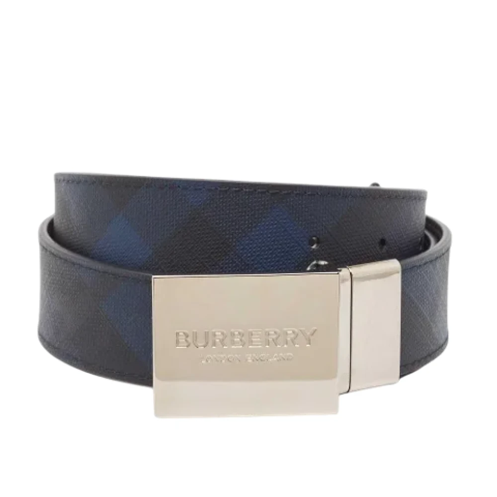 Burberry Vintage Pre-owned Leather belts Blue Dames