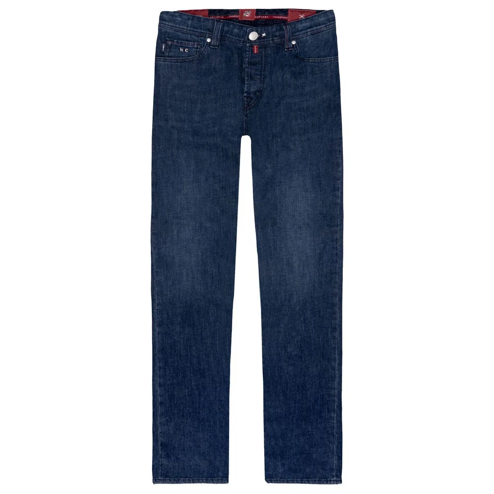 Tramarossa Aanpasbare Initialen Regular Fit Katoenen Jeans Blue Heren