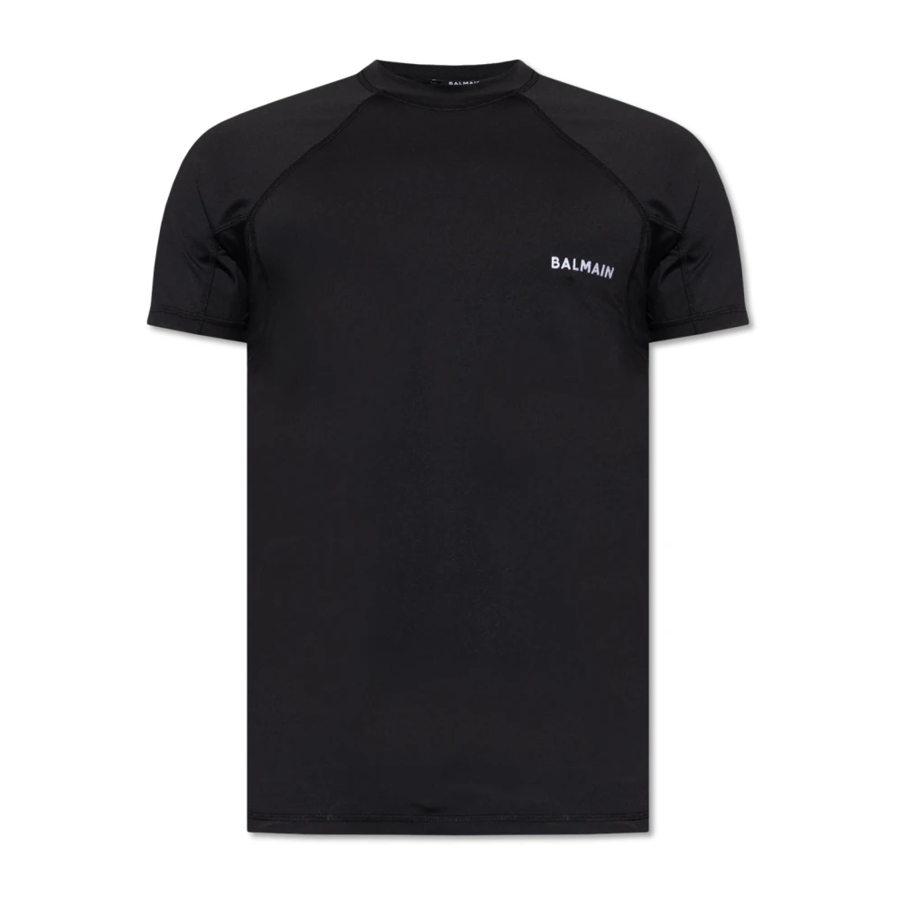 Balmain - Tops > T-Shirts - Black - Balmain - Modalova