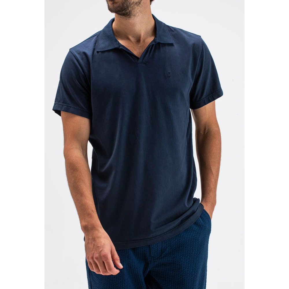 Butcher of Blue Alain Jersey Polo Donkerblauw Blue Heren