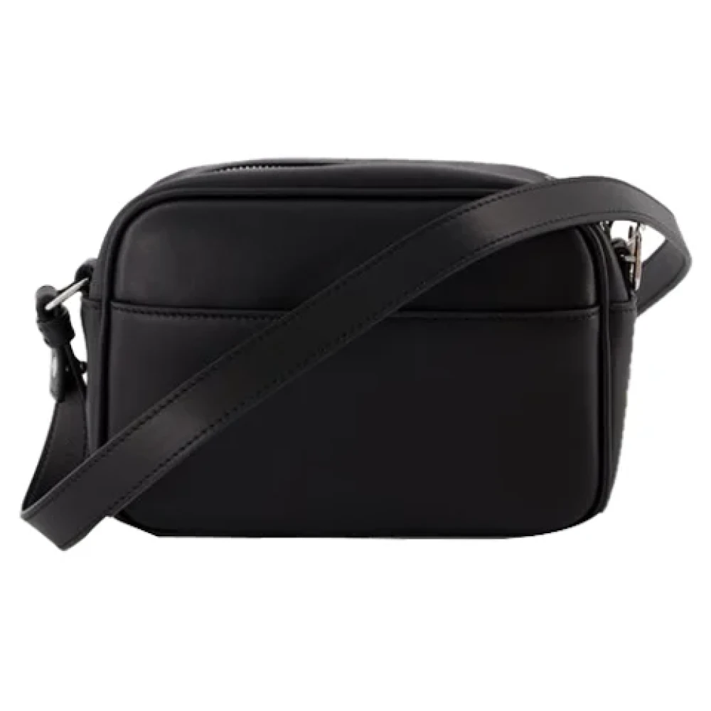 Courrèges Leather crossbody-bags Black Dames