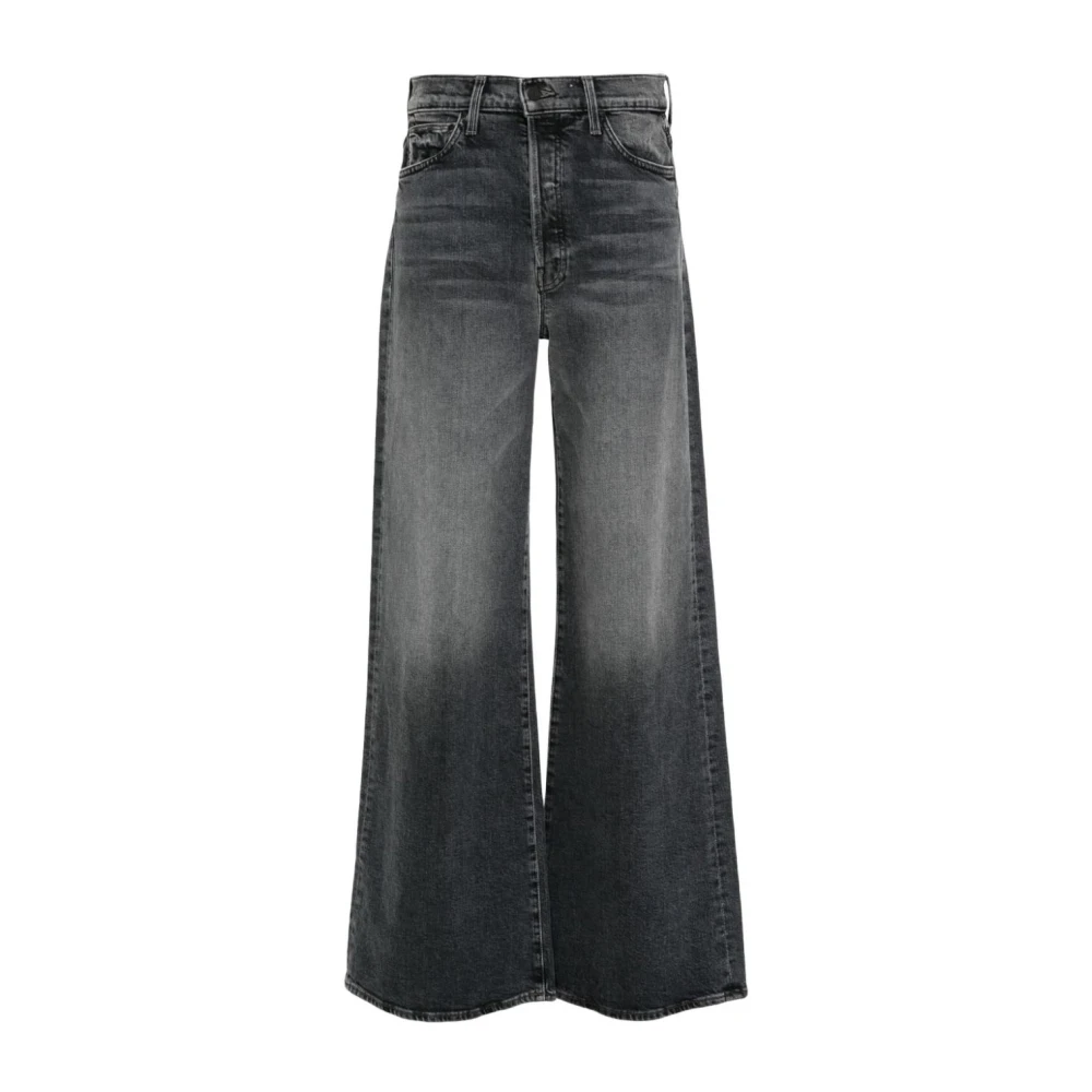 Mother Women's Black Wide Jeans, W25, No Me Olvides Wide Jeans