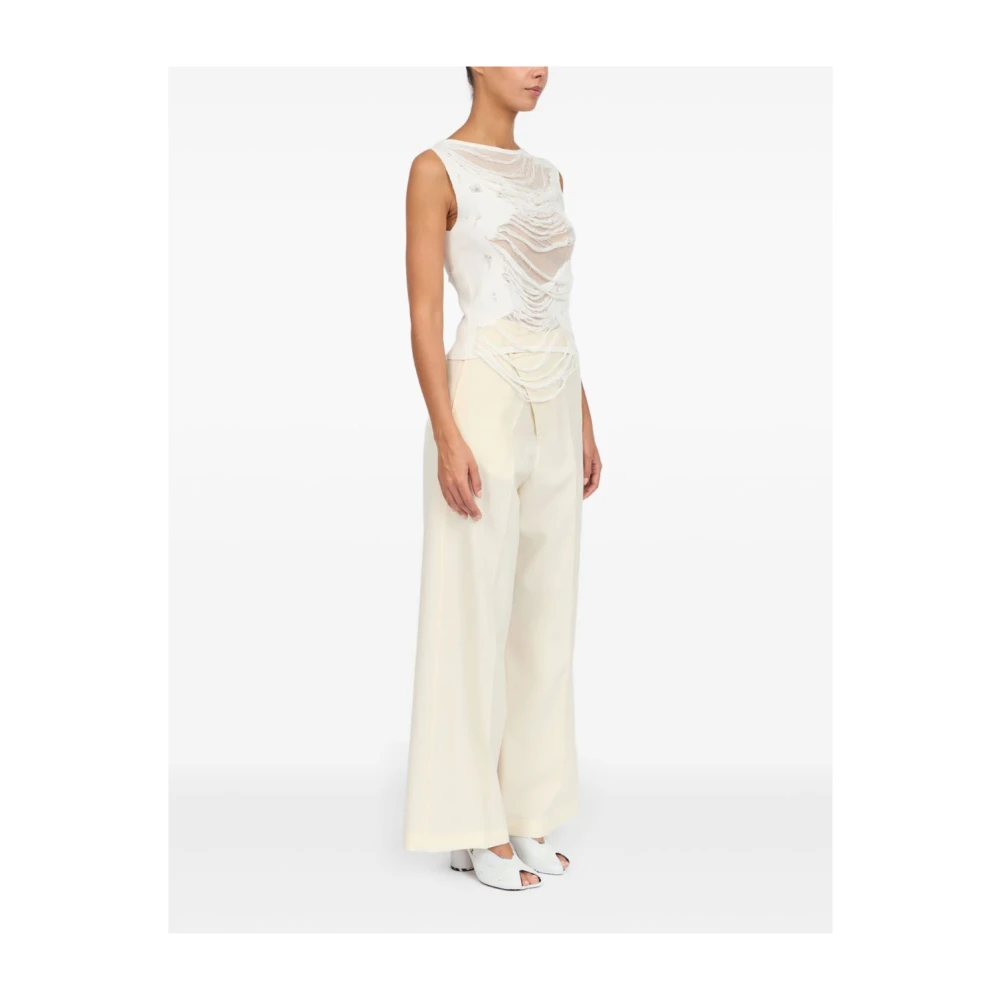 MM6 Maison Margiela Witte Top voor Vrouwen White Dames