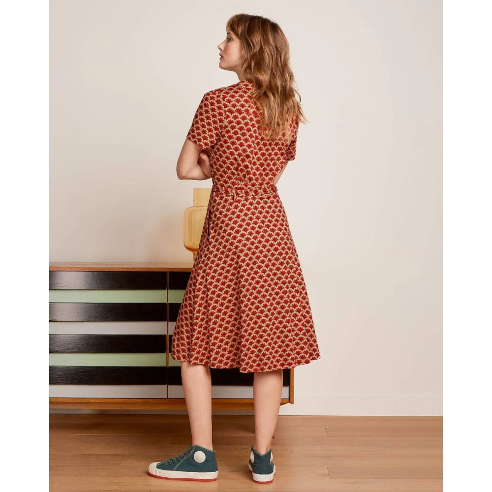 king louie Sheeva Jurk Touche Red Dames