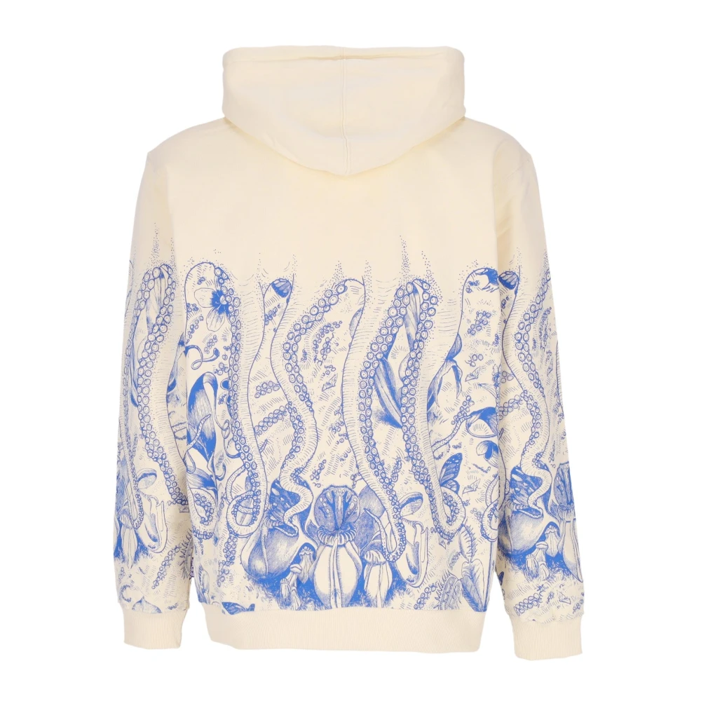 Octopus Botanische Hoodie Crème Heren Beige Heren