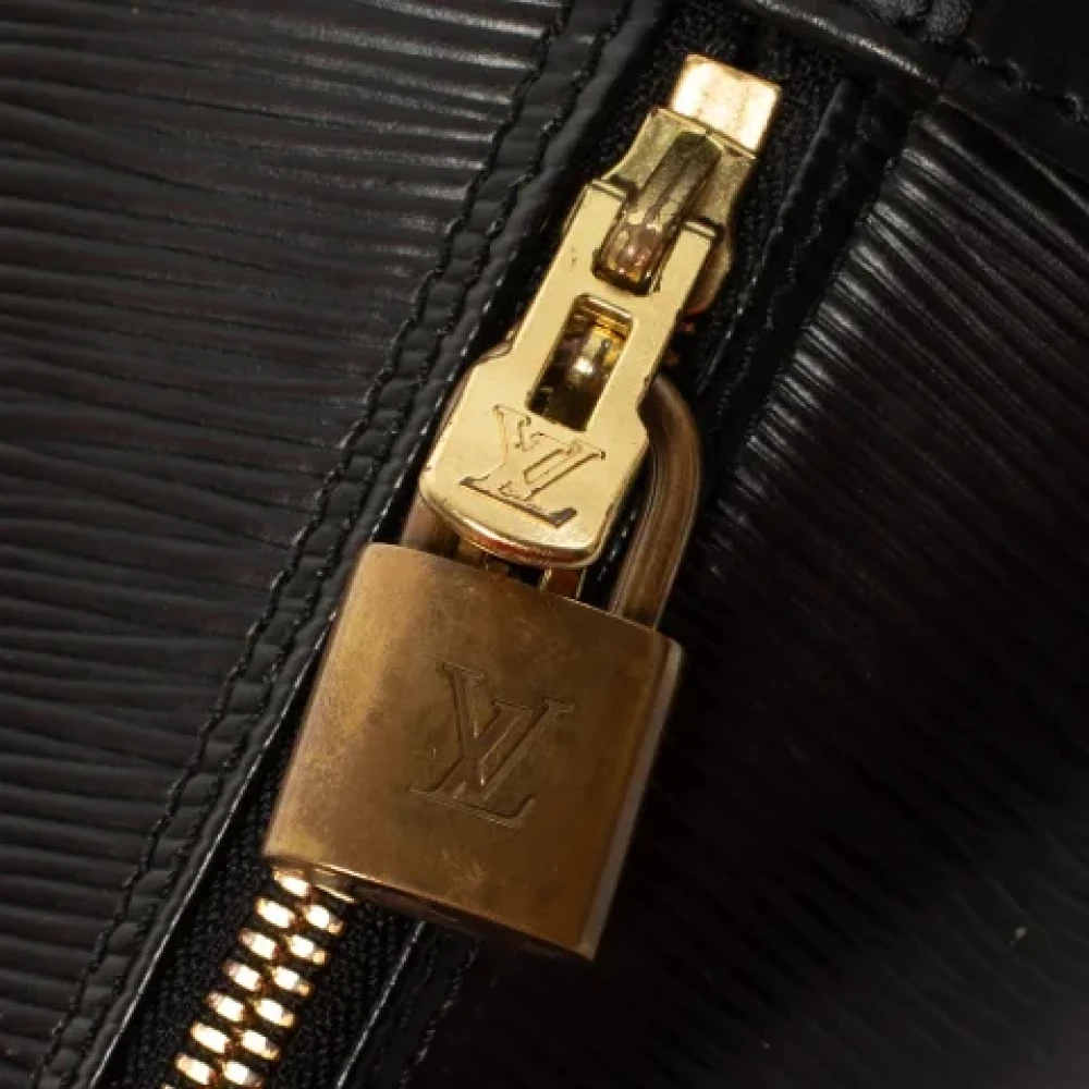 Louis Vuitton Vintage Pre-owned Leather handbags Black Dames