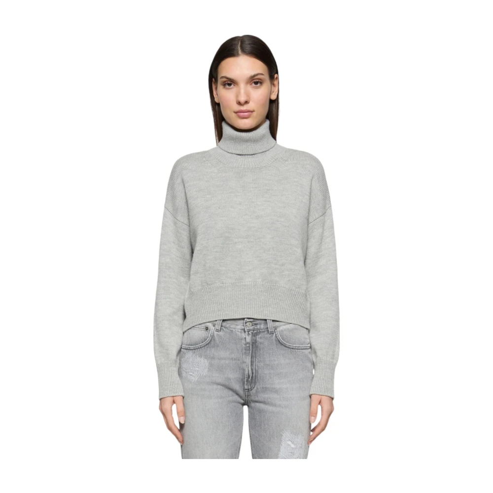 Dondup Stijlvolle Gebreide Trui Gray Dames