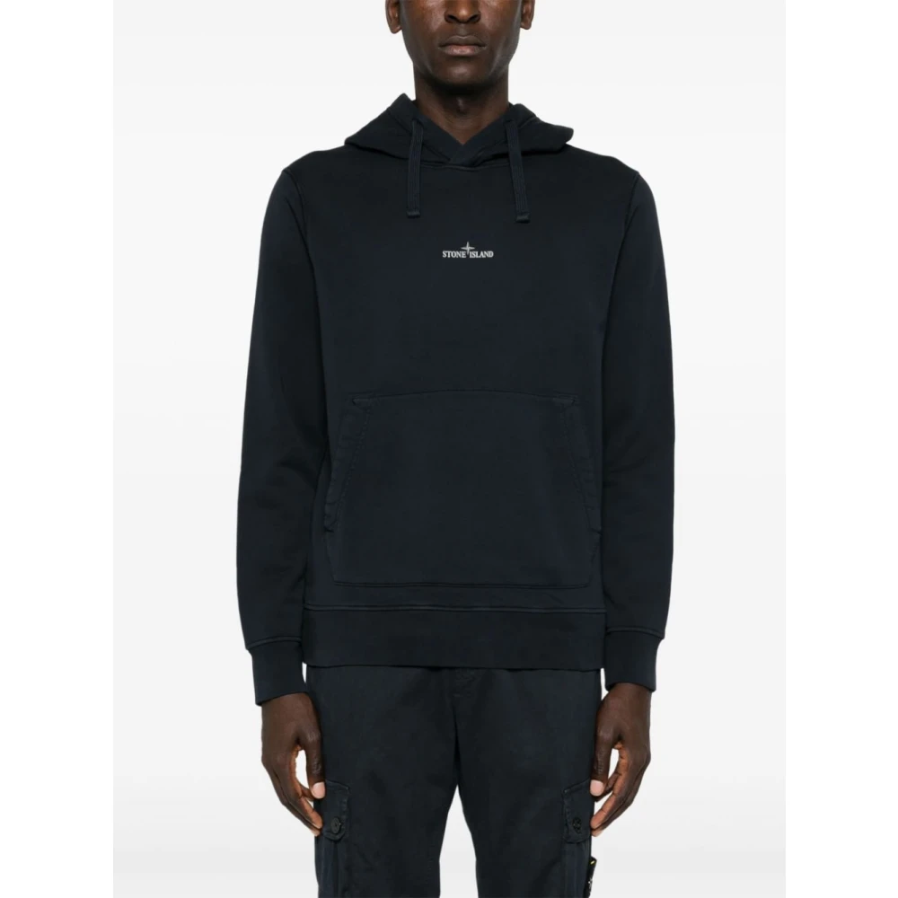Stone Island Blauwe Sweater Collectie Blue Heren