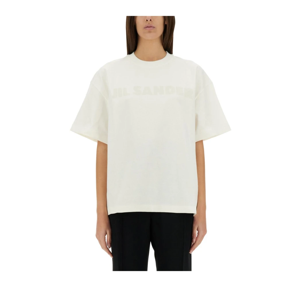Jil Sander Mujer Blanco Camisetas, Talla: L