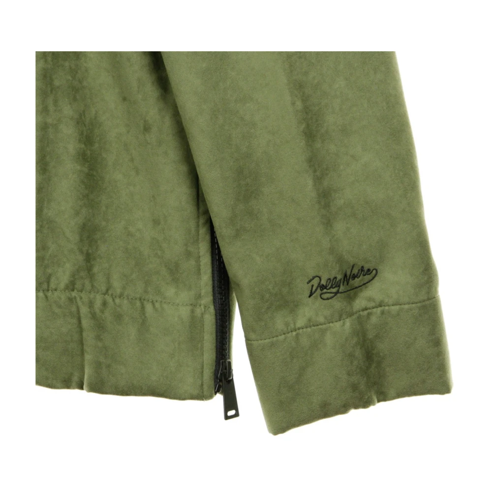 Dolly Noire Olijfgroene Hoodie voor Mannen Green Heren
