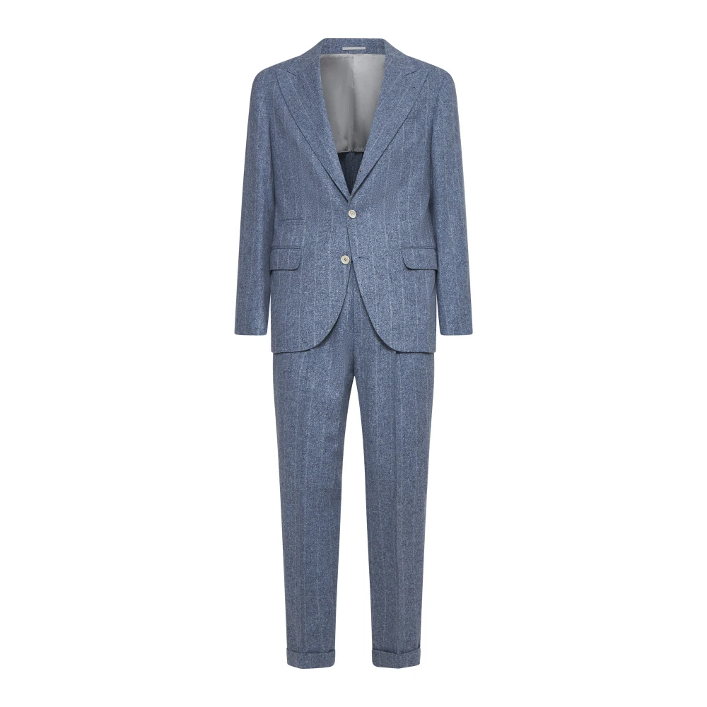 BRUNELLO CUCINELLI Heldere Blauwe Jurken voor Vrouwen Blue Heren