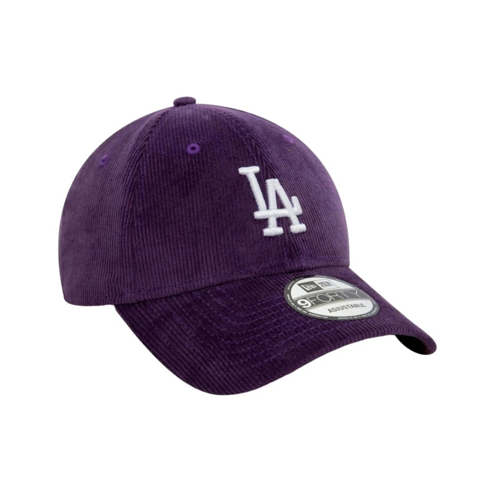 new era Paarse corduroy Dodgers pet Purple Heren