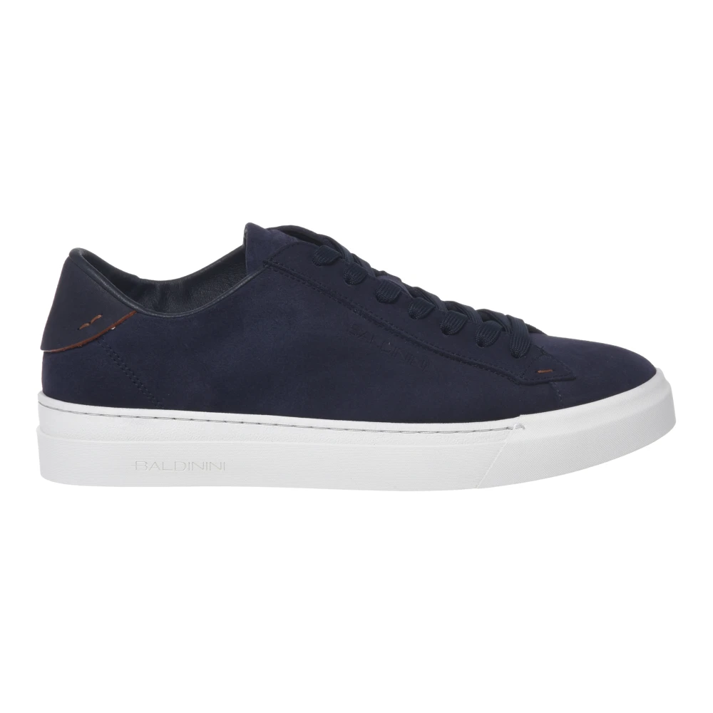 Baldinini Suede Sneaker Heren Schoenen Blauw