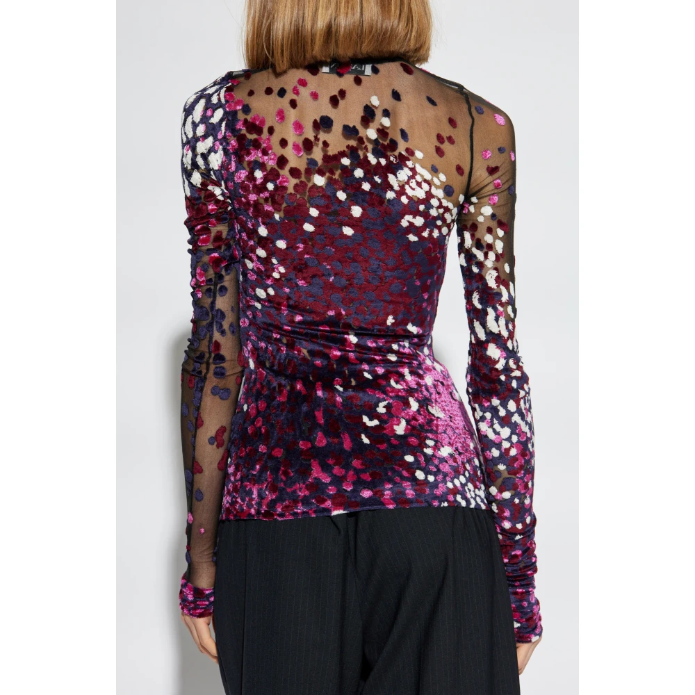 Lanvin Transparante top Multicolor Dames