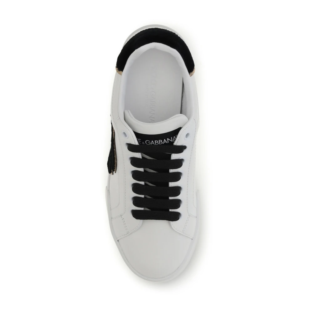 Dolce & Gabbana Leren sneakers met logo