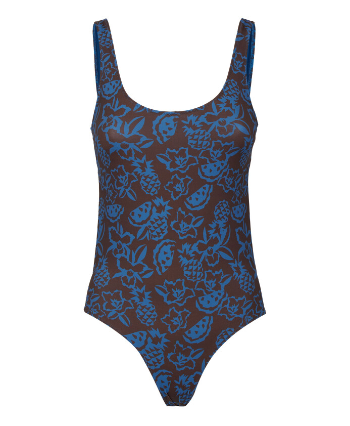 maillot-de-bain-une-piece-marron-uni-pour-femmes-avec-motif-ananas-et-pasteque
