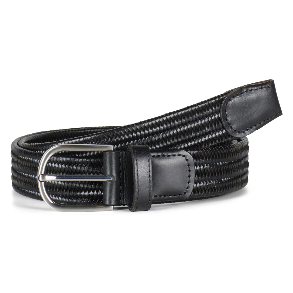 Howard London Black Belts, Male, 95 Cm, Asher Braided Stretch Belt