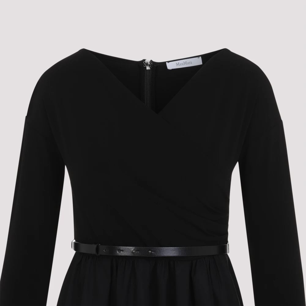 Max Mara Zwarte Elegante Jurk voor Vrouwen Black Dames