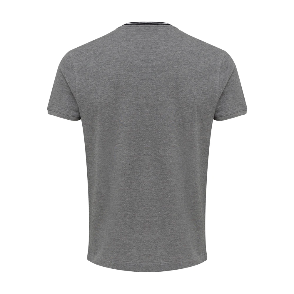 Fendi Grijze Zak T-shirt Made in Italy Gray Heren