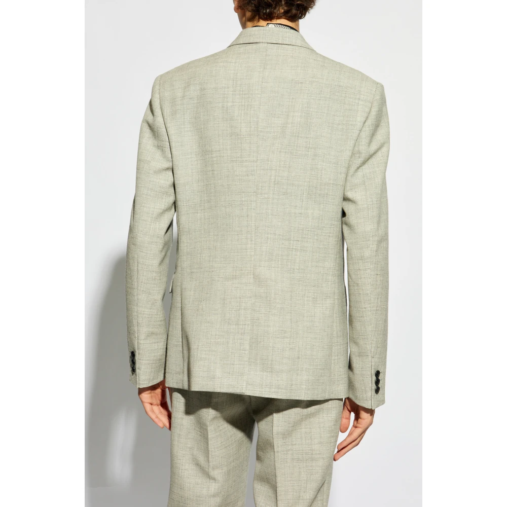 Versace Dubbelbreasted jas Gray Heren