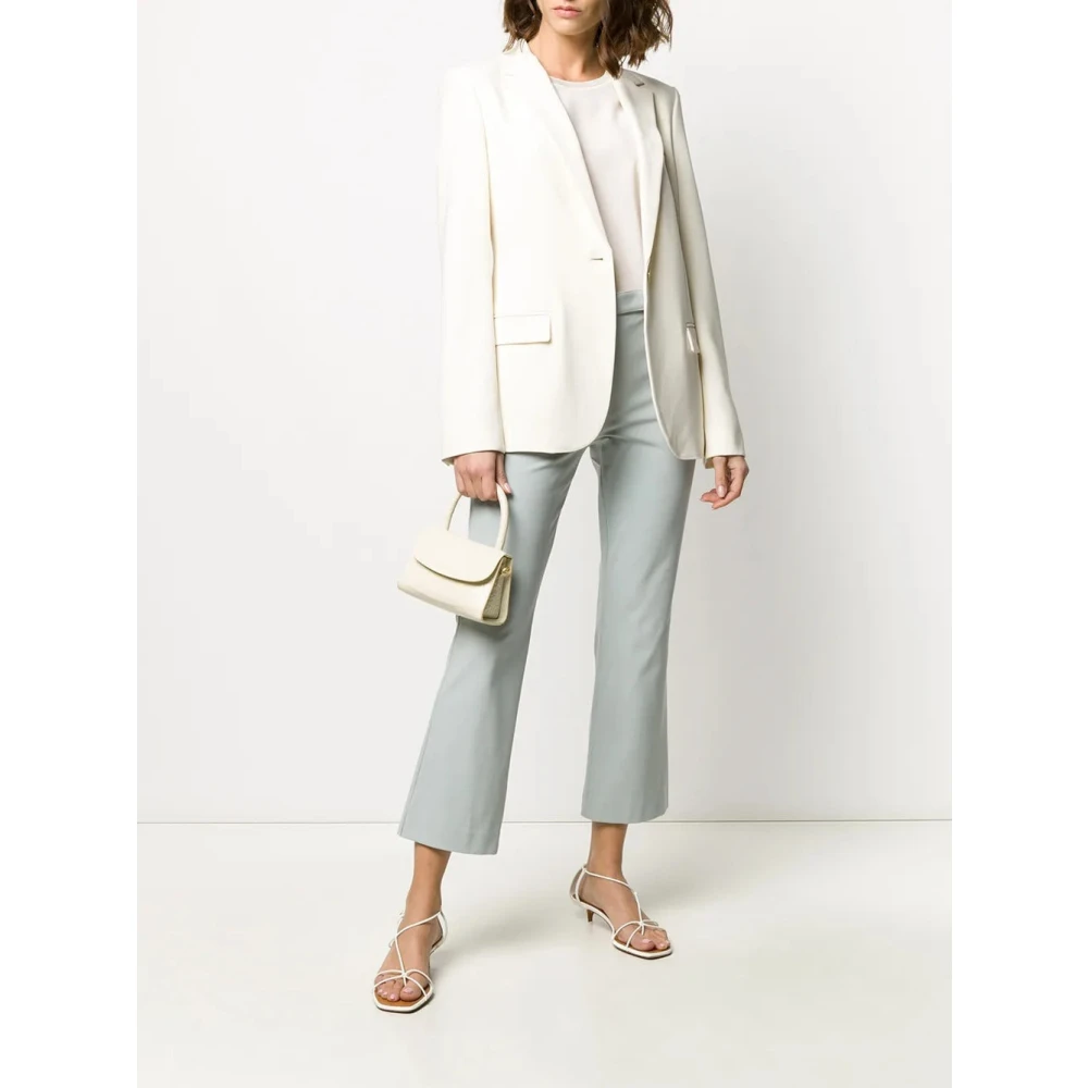 Theory Crepe Staple Blazer Beige Dames