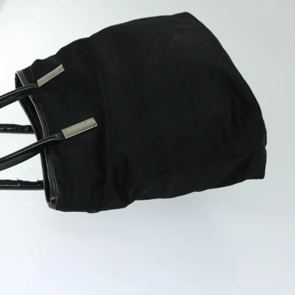 Gucci Vintage Pre-owned Nylon handbags Black Dames