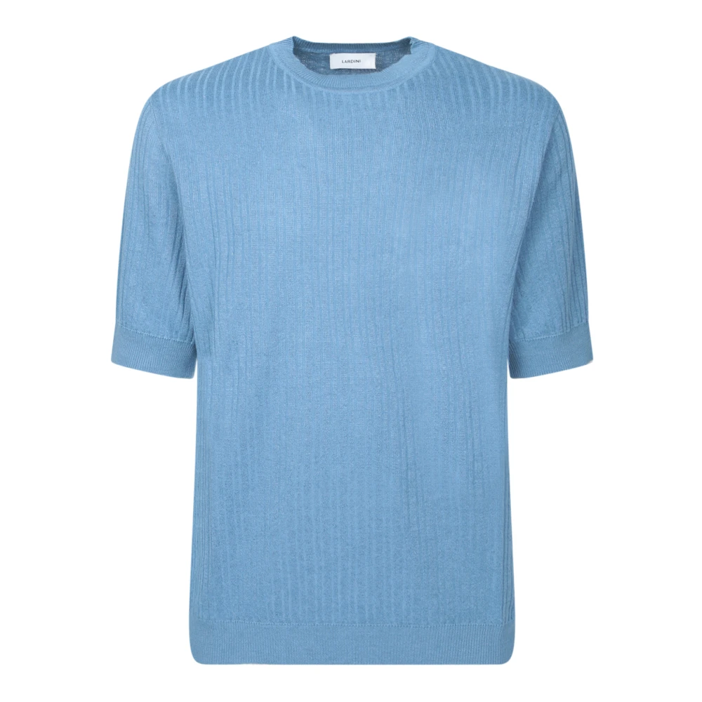 Lardini Blauw T-shirt voor mannen Blue Heren