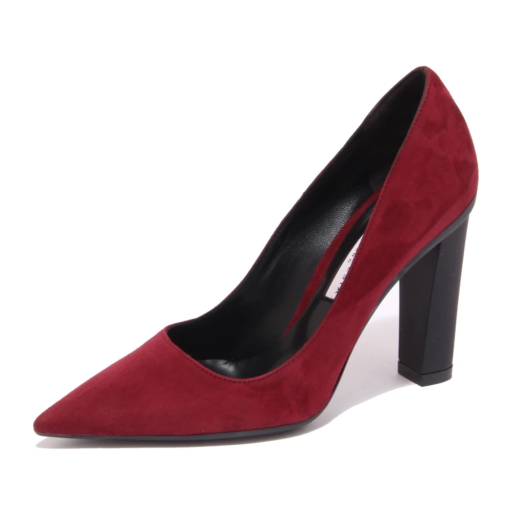 Roberto Festa Red Suede Pump Shoe Made In Italy - Female - Pumps - 4 Uk - Shoes