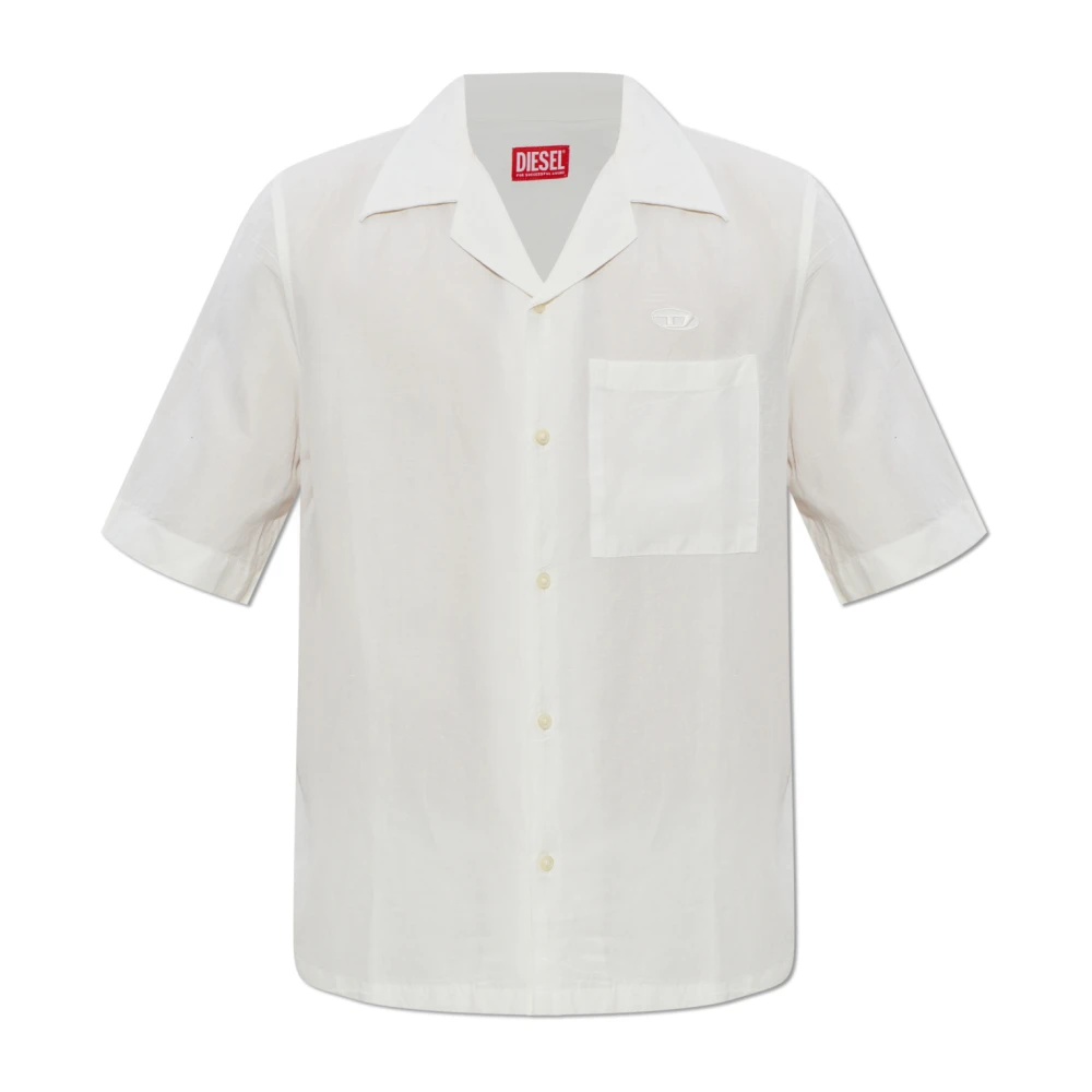 Diesel Uomo Bianco Magliette, S, New,