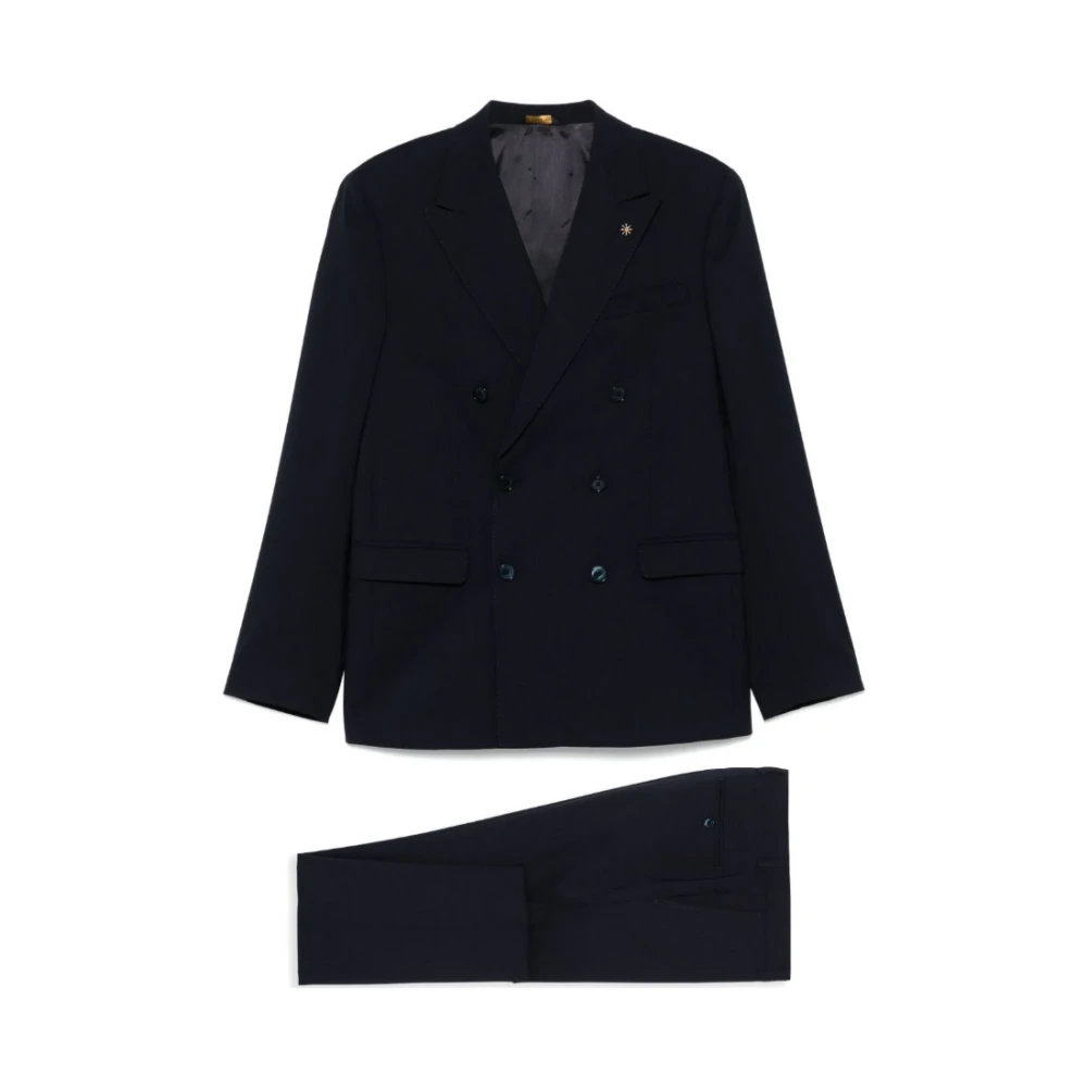 Suits > Suit Sets > Double Breasted Suits - - Manuel Ritz - Modalova