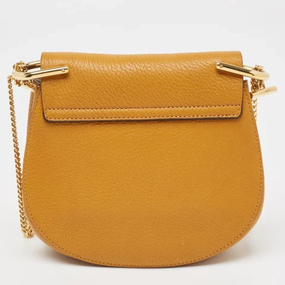 Chloé Pre-owned Leather shoulder-bags Yellow Dames