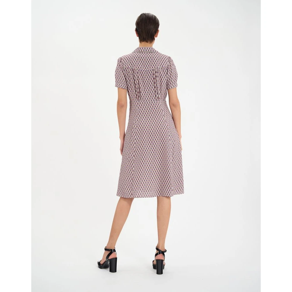 Ines De La Fressange Paris Angèle eikenblad jurk Multicolor Dames