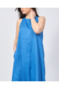 robe-longue-en-lin-bleu-coupe-ample