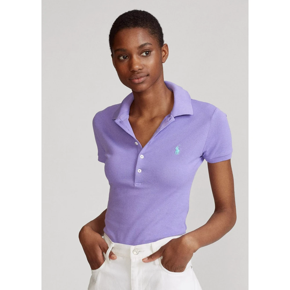 Polo Ralph Lauren Polo Shirts Purple Dames