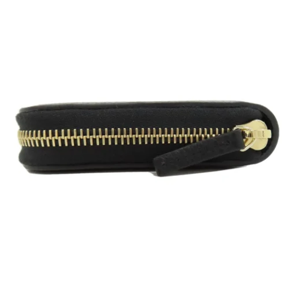 Gucci Vintage Pre-owned Leather wallets Black Dames