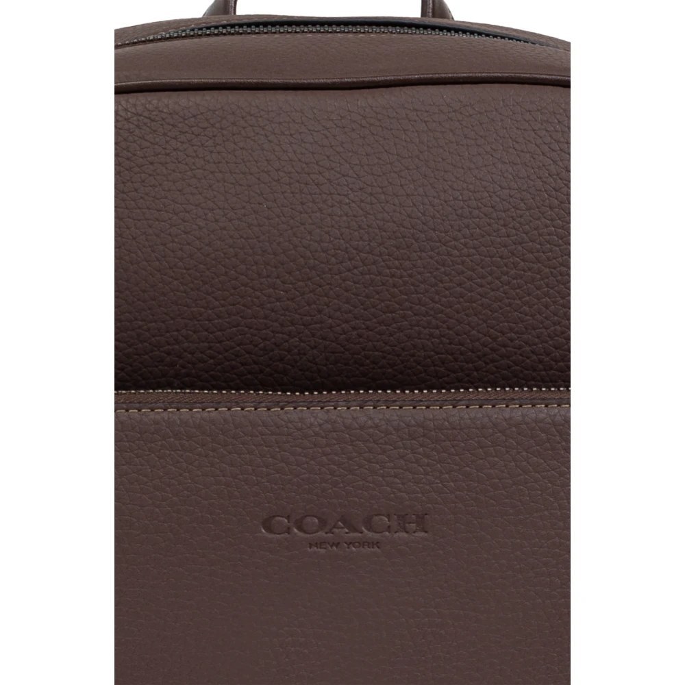 Coach Leren rugzak Brown Heren