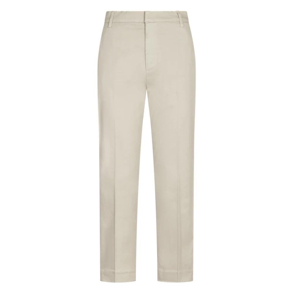 Dondup Nima ZIP Broek White Dames