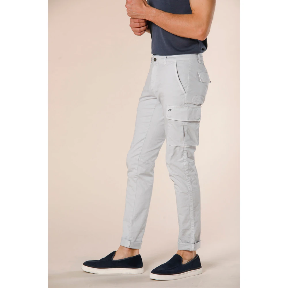 Mason's Slim-fit Trousers Gray Heren