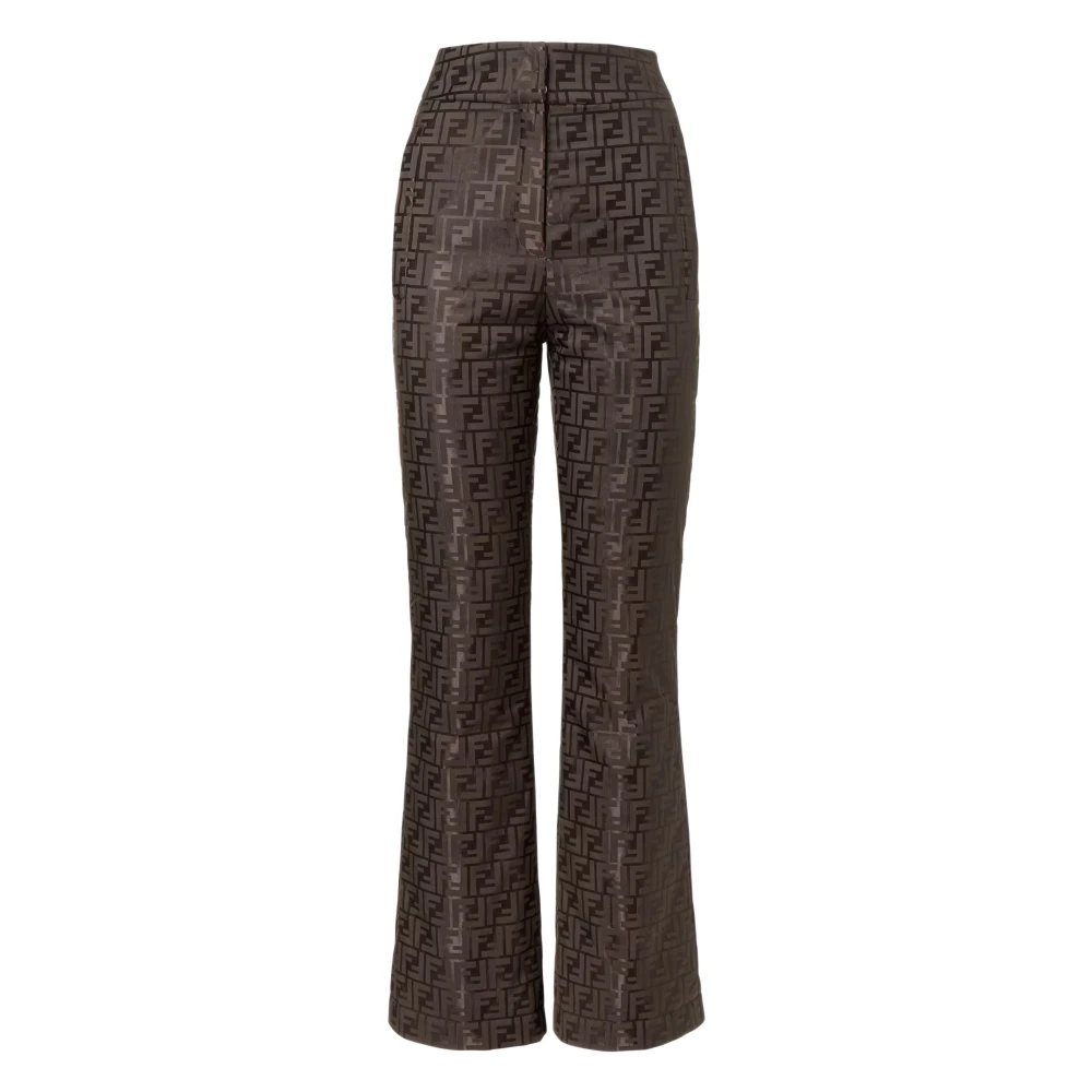 Fendi Damen Braun Hosen, Sgröße: