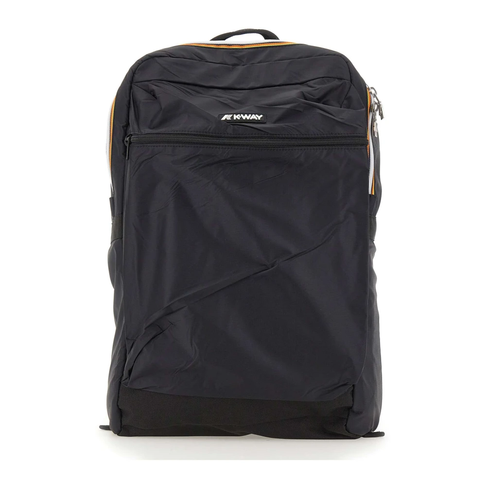 K-Way Men's Black Laon Backpack - Backpacks - One Size - Bags