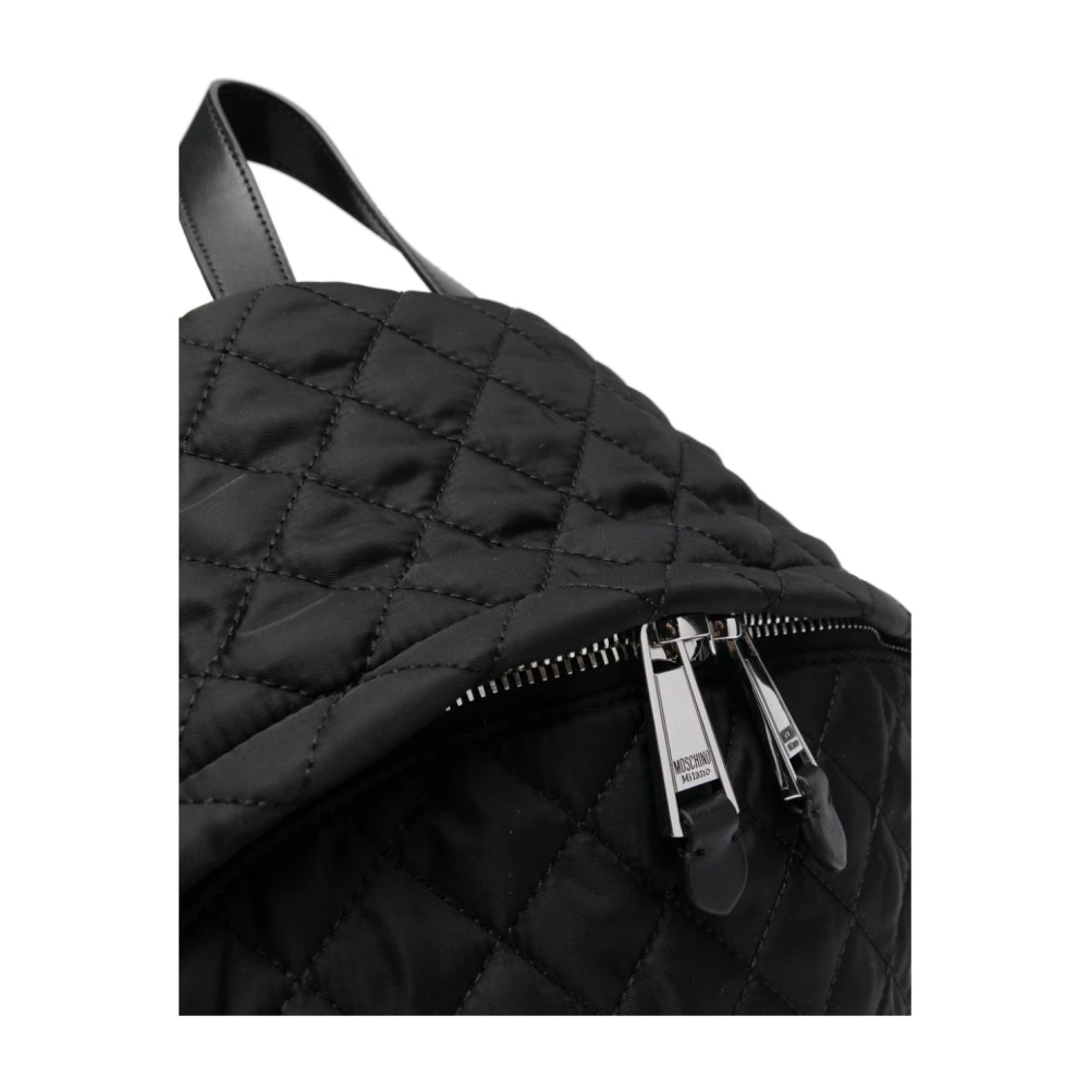 Moschino Stijlvolle Rugzak voor Dagelijks Gebruik Black Dames