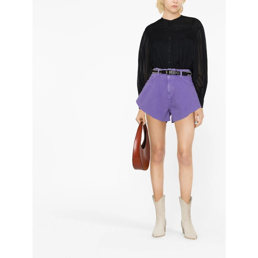 Isabel marant Zwarte knoopblouse Black Dames