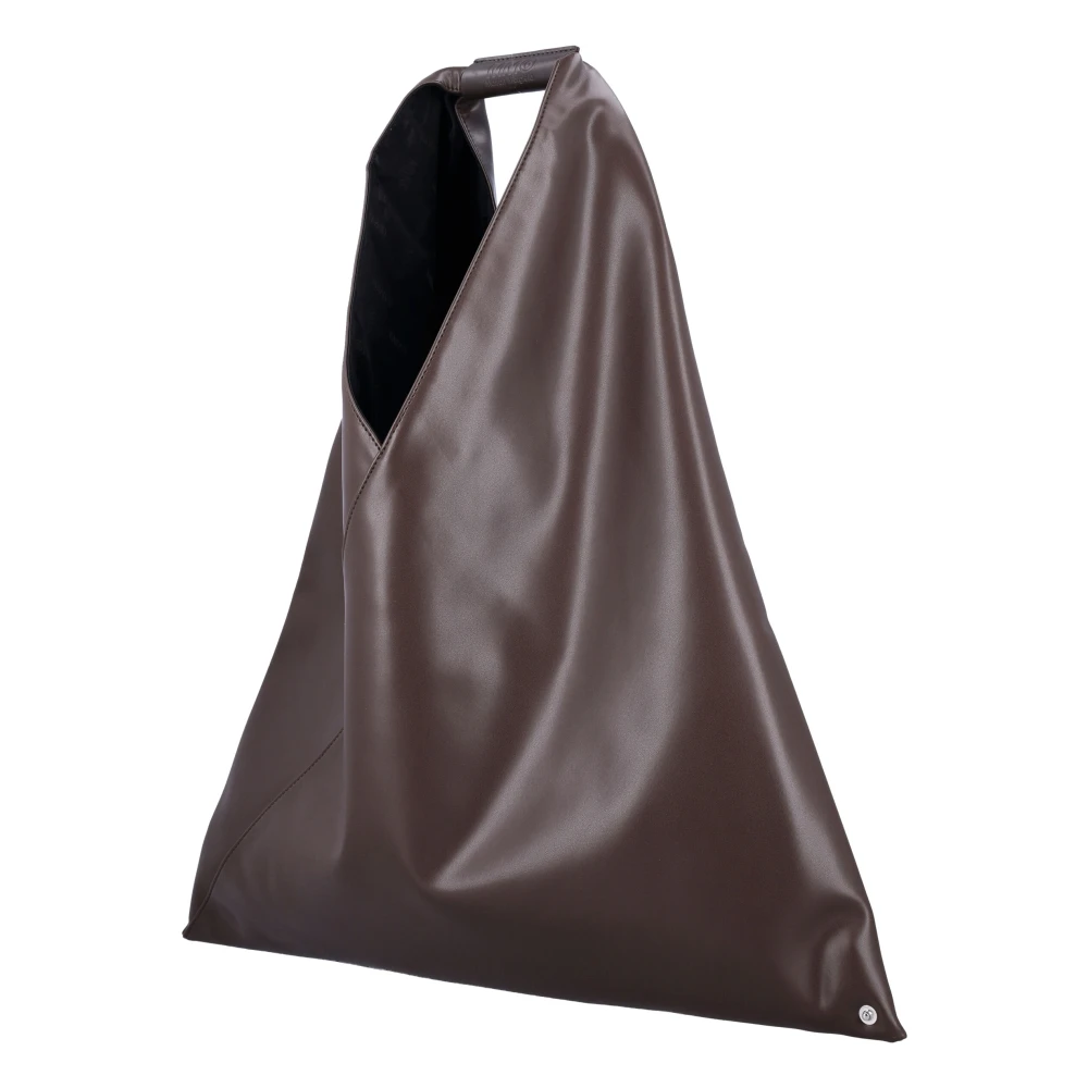 MM6 Maison Margiela Bruine Handtas met Driehoekige Vorm Brown Dames