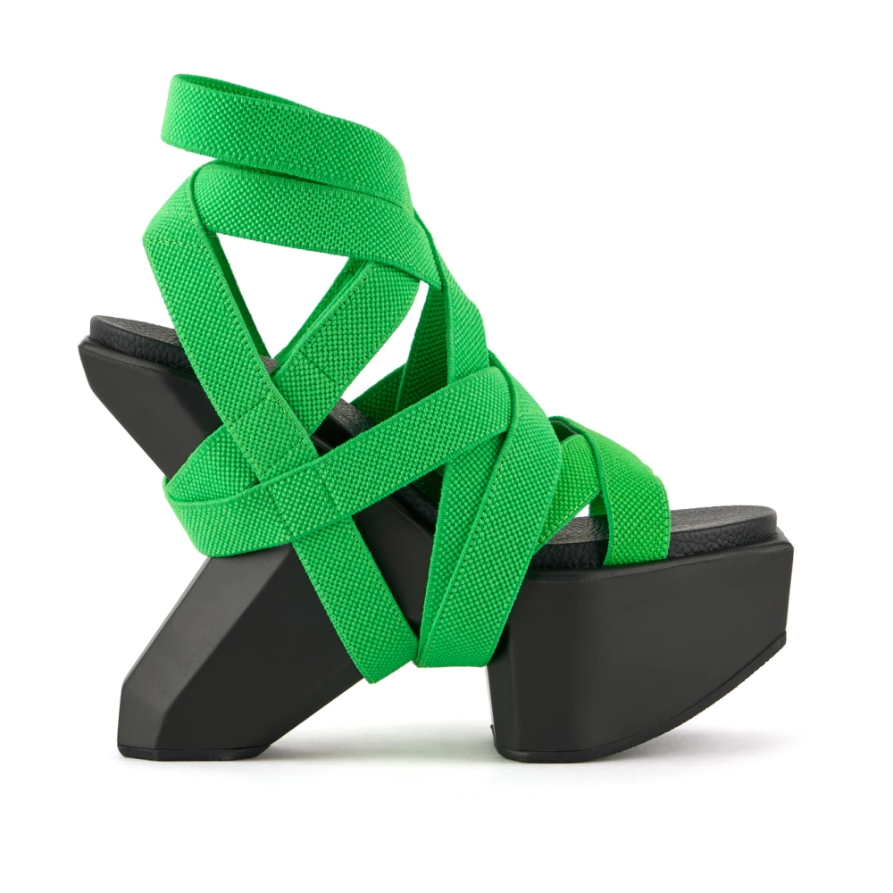 United Nude Green High Heel Sandals, Female, 7 Uk, Boulder Bondage