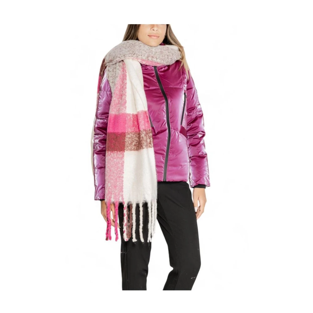 Only Glanzende Stijl Pufferjas Purple Dames