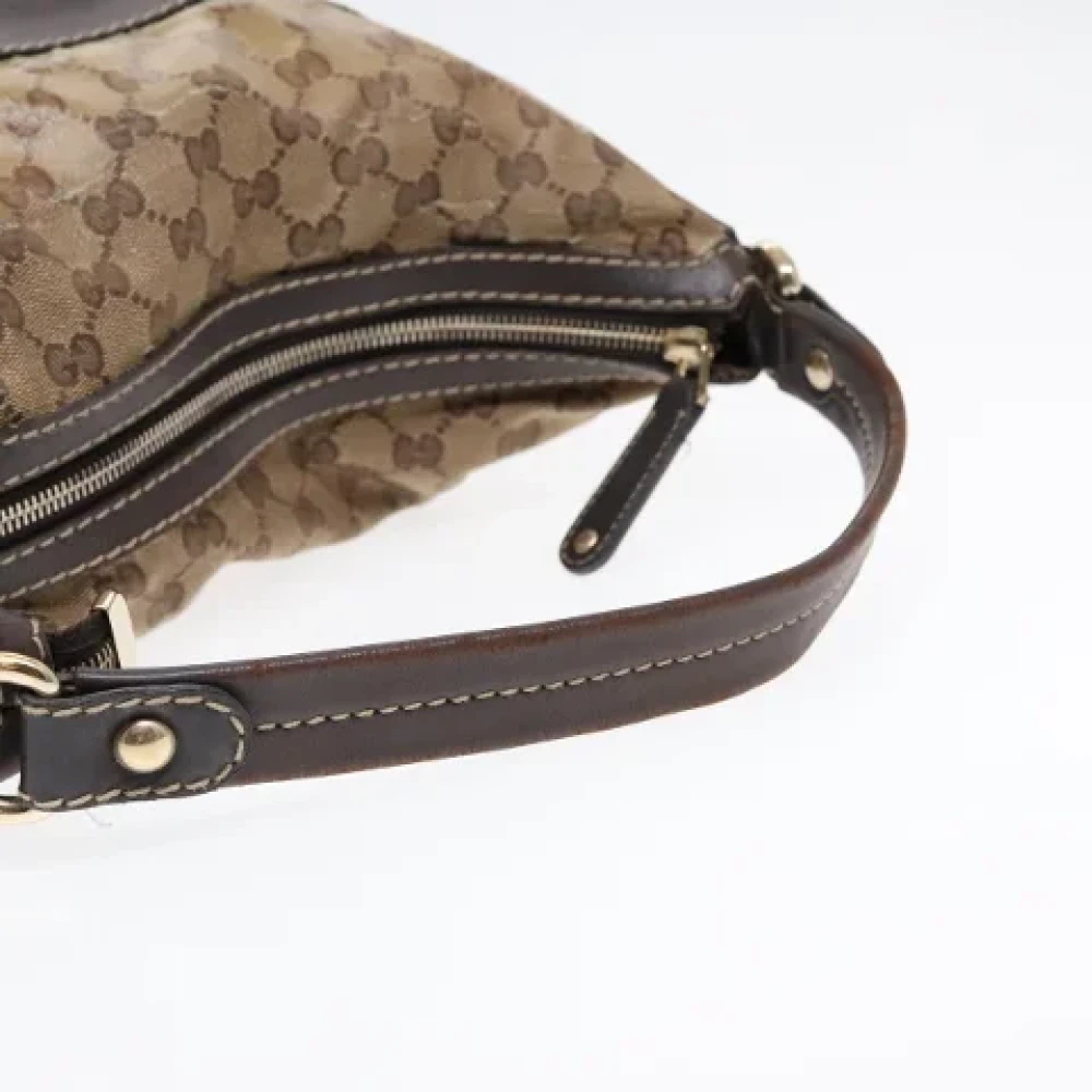 Gucci Vintage Pre-owned Coated canvas gucci-bags Beige Dames
