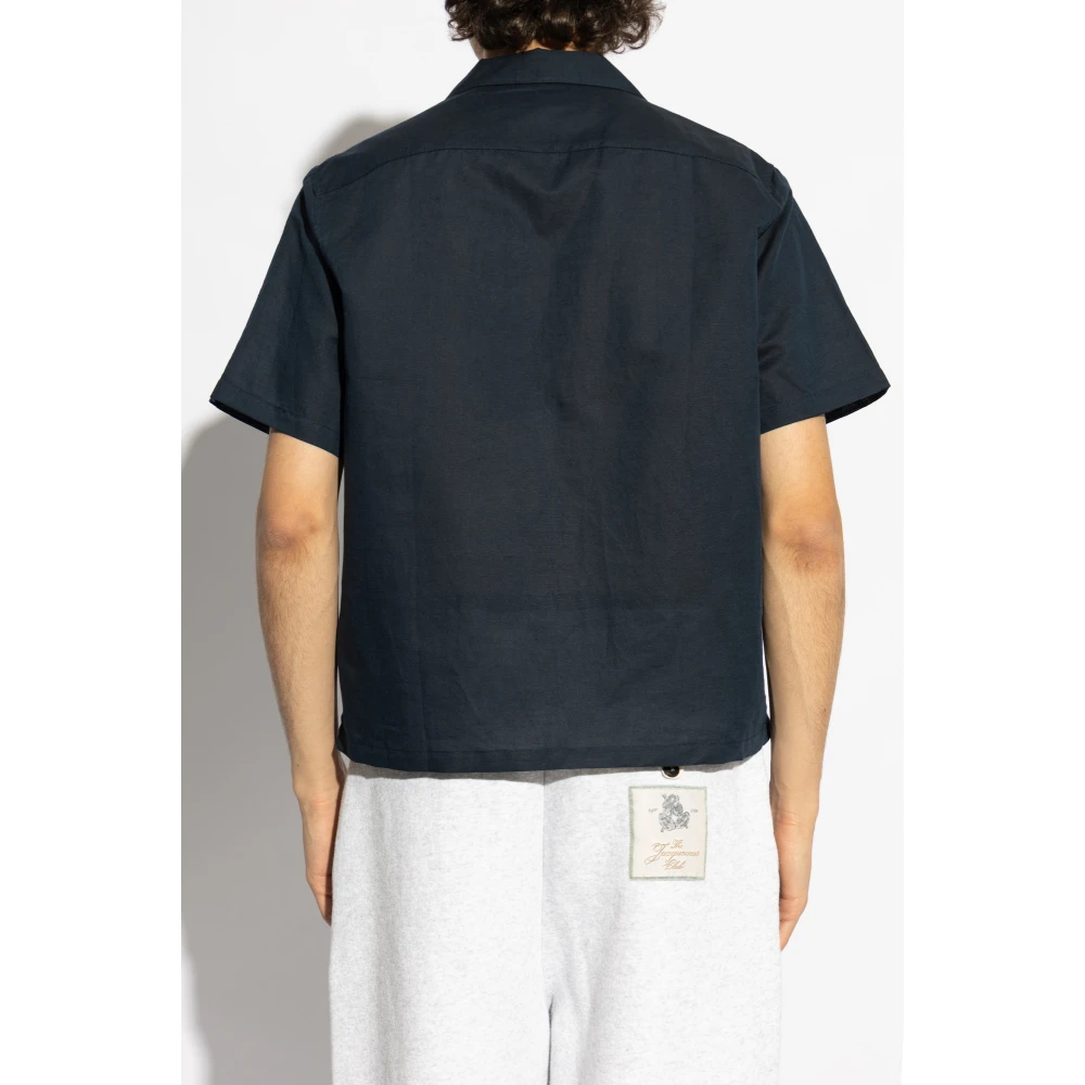 Zadig & Voltaire Korte mouwen shirt 'Slony' Blue Heren